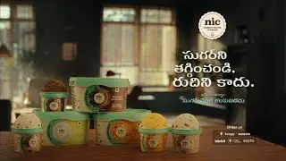 Cut down on sugar, not taste | NIC's No Added Sugar Ice Creams | Telugu