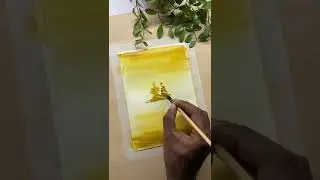 Simple technique for watercolor 