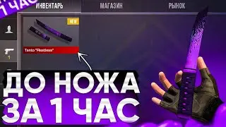 ТРЕЙД С НУЛЯ ДО НОЖА ЗА 1 ЧАС | ТРЕЙД В СТАНДОФФ 2