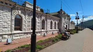 Город Слюдянка , Вокзал из Белого Мрамора ! 360°