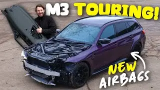 WRECKED G81 M3 TOURING | AIRBAG REPAIR! Ep.2