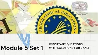 21RMI56-RM&IPR|Module 5 Set 1|Important Question & Answers for Exams| BE|VTU|Industrial Designs|Laws