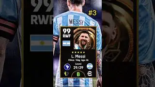 Rating Best Messi Cards in efootball 2023 mobile | pesmobile 🔥🔥#shorts#efootball #pesmobile #messi
