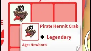 Trading Pirate Hermit Crab In Adopt Me!