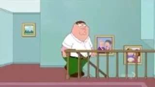 Peter Falls Down The Stairs - Family Guy S10E11