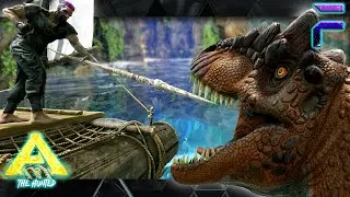 Water Allosaurus Won't Leave Me Alone!-ARK The Hunted Mod [E3]