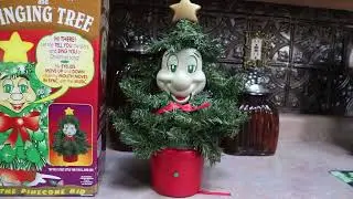 Telco 1997 Animated Pine Cone Kid Talking Christmas Tree Review!