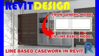 RD101. How to make a Line Based Casework Family in Revit. Convert Generic Model to Line Based Model.