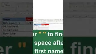 Unlock the Secret: How to Extract Data in Excel Using LEFT & FIND Functions! #datamanipulation