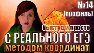 Стереометрия №14 с реального ЕГЭ по математике методом координат  | Выносит 99% | Профиль