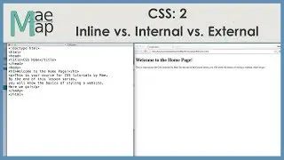 CSS 2: Inline vs. Internal vs. External