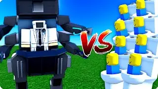 🚽ОДИН ЛЕГЕНДАРНЫЙ КАМЕРАМЕН ПРОТИВ АРМИИ СКИБИДИ ТУАЛЕТОВ В РОБЛОКС!ШЕДИ ROBLOX Toilet Tower Defense