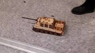 Wooden Jagdtiger at the Paris Maker Faire 2019