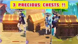 Three Precious Chests!  Hide 'n Seek Hydro Eidolons [Day 1] | Genshin Impact 3.8 Veluriyam Mirage