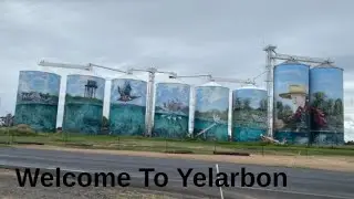 Spectacular Art Silo And Dingo Fence Here In Yelarbon Qld