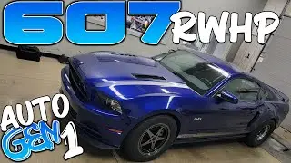 2014 Mustang GT (VMP 2650 SUPERCHARGER DYNO) Automatic 93 octane at Brenspeed Gen 3 R