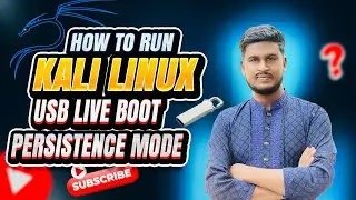 How To Run Kali Linux Usb Live Boot(Persistence Mode) Easy Method