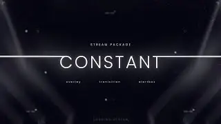 Constant  — Twitch Overlay and Alerts Stream Package for OBS