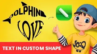 CorelDraw With Text in Custom Shape 