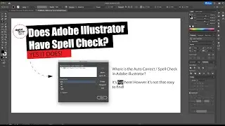 Where is Spell Check or Auto Correct in Adobe Illustrator?