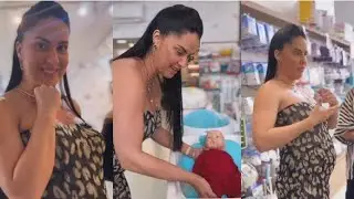 Graciele Lacerda ja treinando pra quanto a Clara nascer/Fazendo o Enxoval da Clara