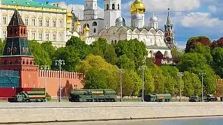 Военная техника после парада, посвященного 78-ой годовщине Победы в Великой Отечественной войне