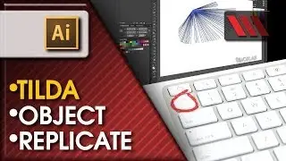 Adobe Illustrator CS6 - Using the Tilda key