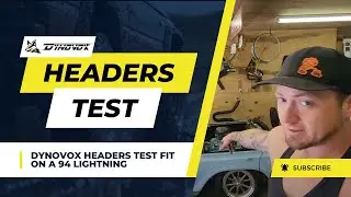 DYNOVOX REVIEW丨 HEADERS TEST FIT ON A 94 LIGHTNING!