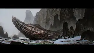 From Sketch to Final – Environment Concept Art | Photobashing Timelapse