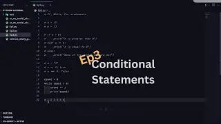 Episode 3 | Python Tutorial Series