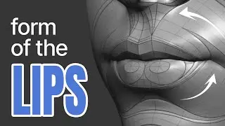 Female Lips – Forms and Anatomy | by Anatomy For Sculptors