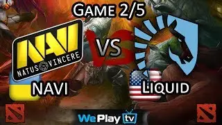 [Semi-Finals] Na'Vi vs Liquid - Game 2/5 - WePlay DoTA 2 League PlayOffs Highlights