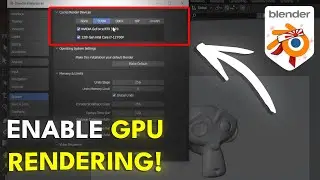 How to Enable GPU Rendering in Blender