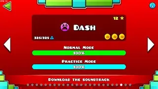"Dash" 0-100% Completed [All coins] | Geometry Dash 2.2