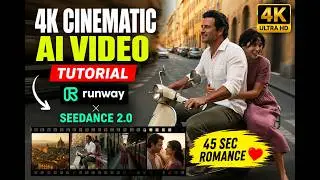 How to Create 4K Cinematic AI Videos in Runway  Seedance 2.0 Full Tutorial