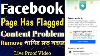 Page Has Flagged Content Problem Solved | Remove Profile Has Flagged Content on Facebook