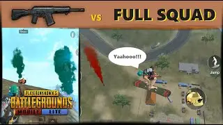Best Clutch with ⚡SHOTGUN⚡ (Full Squad Wipe) | AMAZING CHICKEN DINNER | PUBG MOBILE LITE | IsSAc