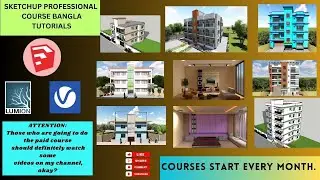 complete course SketchUp Bangla tutorials with render lumion