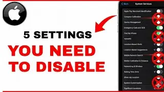 5 iPhone Settings You Need To TURN OFF Right Now!