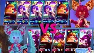 5 Nanas vs 5 Nanas -  Todo Sale Mal #mobilelegends
