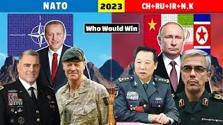 NATO VS Russia & China & Iran & North Korea Military Power Comparison 2023 | Who Would Win