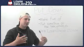 Phrasal Verbs | Lesson 1 - Put down