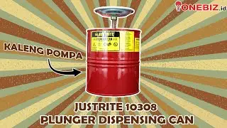 KALENG POMPA UNTUK CAIRAN MUDAH TERBAKAR | Jual Justrite 10308 Plunger Dispensing Can