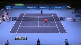 Federer   Tipsarevic 2012 London 2