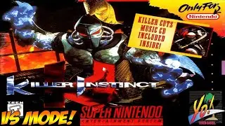 SNES: Killer Instinct! VS Mode Matches! - YoVideogames