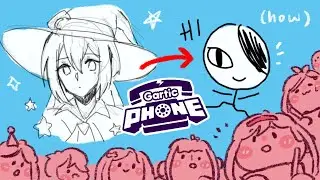 12 artists play gartic phone (absolute chaos)