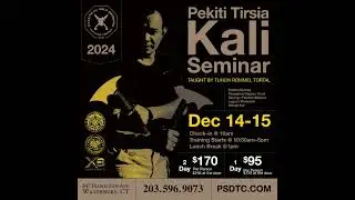See www.PSDTC.com for more information. Tuhon makes sure everyone learns.#pekititirsiakali