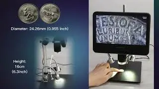 AD210 Digital Coin Microscope Camera Full View for Error Coins with Light #andonstar #coincollection