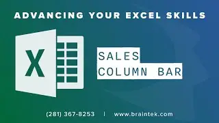 Create a Sales Column Bar