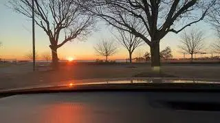 time-lapse sunset at Chesapeake Bay